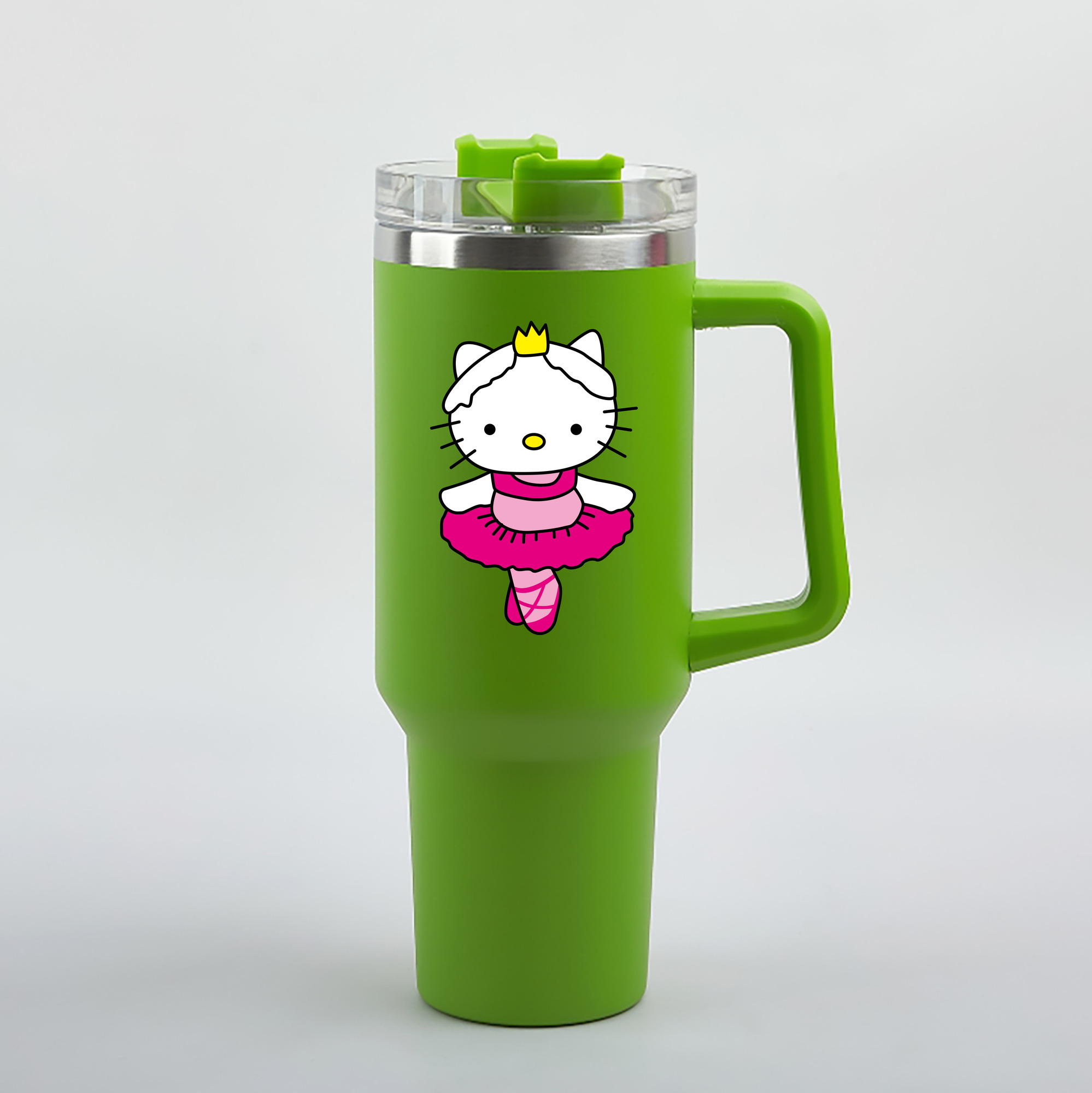 （画像用） Hello Kitty ハローキティ 1200mL車用タンブラー（カラープリント）